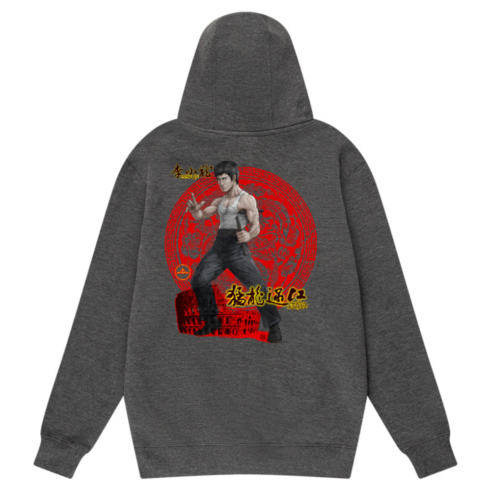 BRUCE LEE 'WAY OF THE DRAGON' - ADULT HOODY