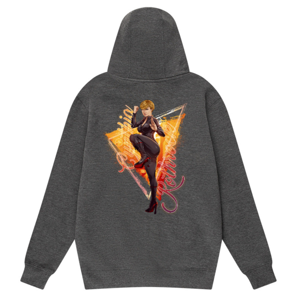 Cynthia Rothrock - Adult Hoody (back print)