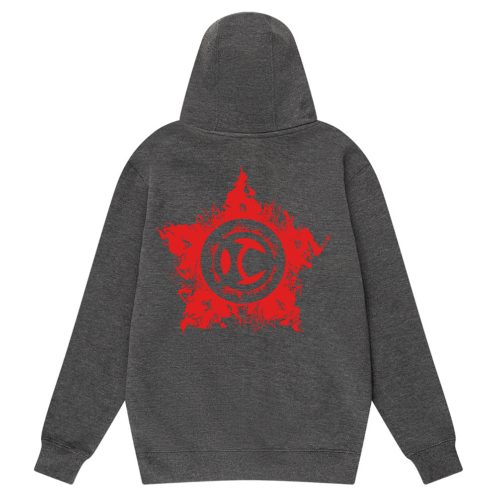 Escrima Tag with Star 'Red' - Adult Hoody