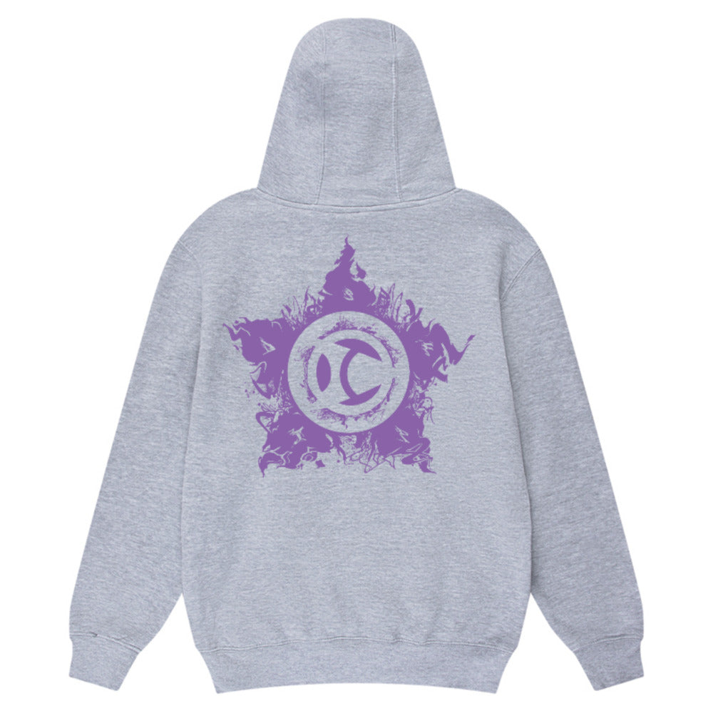 Escrima Tag with Star 'Purple' - Adult Hoody