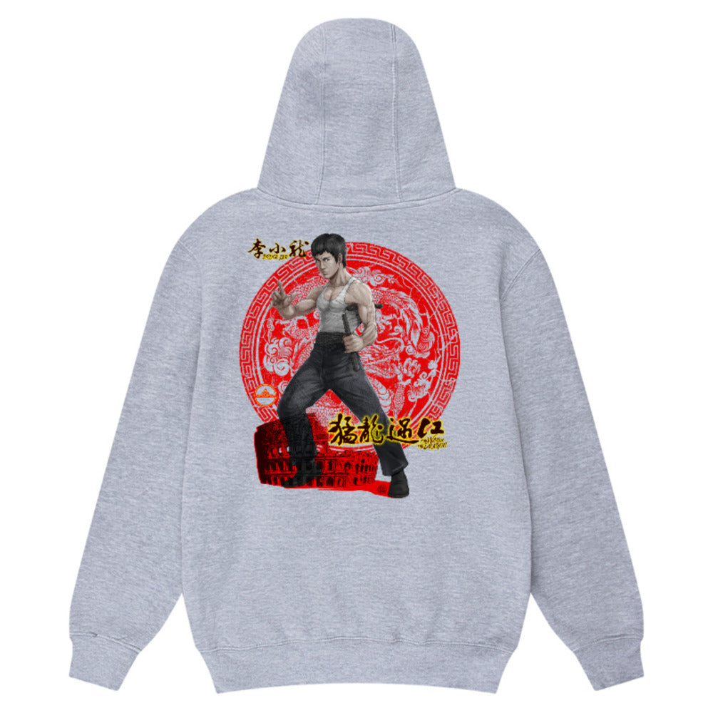 BRUCE LEE 'WAY OF THE DRAGON' - ADULT HOODY