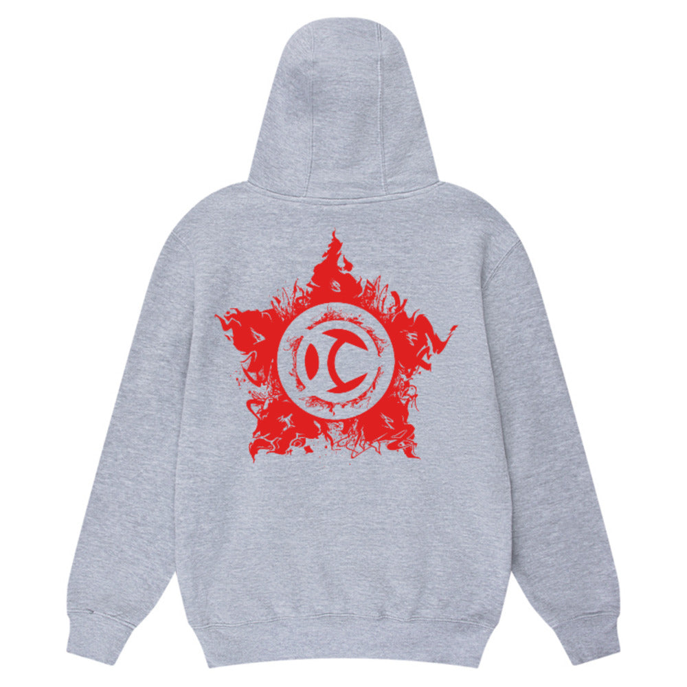 Escrima Tag with Star 'Red' - Adult Hoody