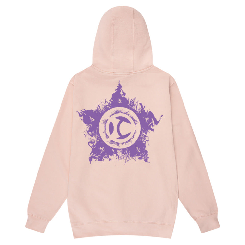 Escrima Tag with Star 'Purple' - Adult Hoody