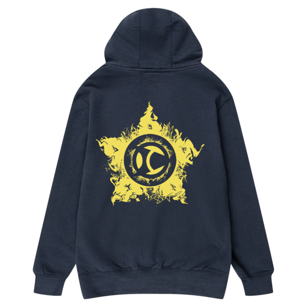 Escrima Tag with Star 'Yellow' - Adult Hoody