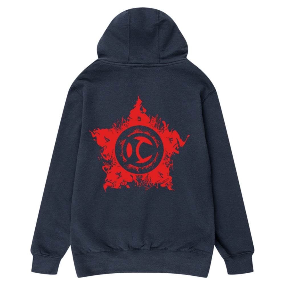 Escrima Tag with Star 'Red' - Adult Hoody