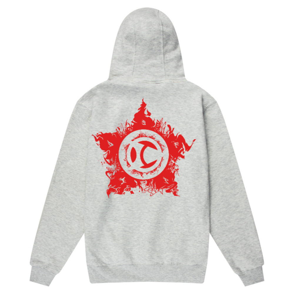 Escrima Tag with Star 'Red' - Adult Hoody