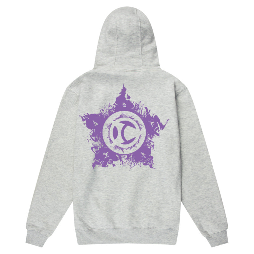 Escrima Tag with Star 'Purple' - Adult Hoody