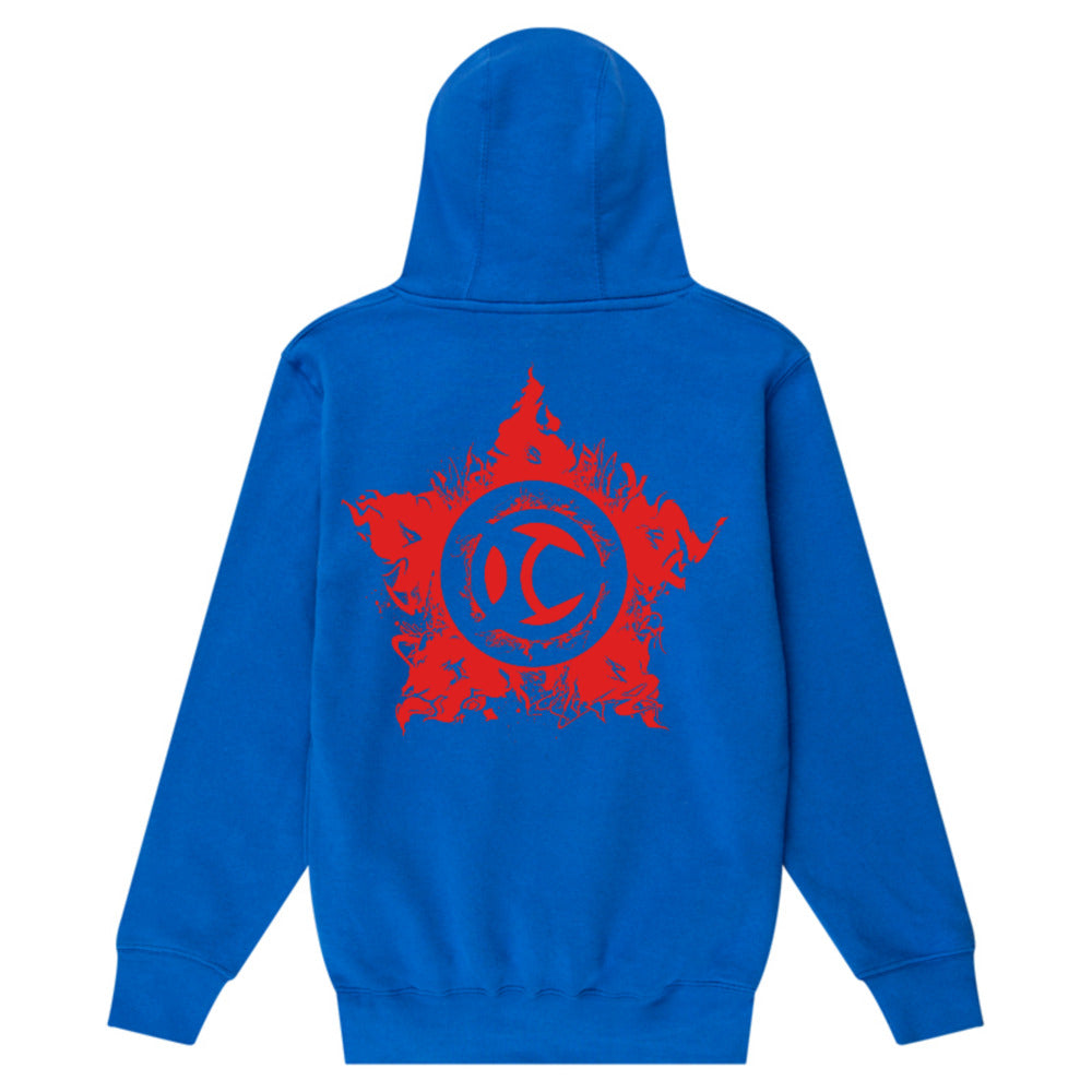 Escrima Tag with Star 'Red' - Adult Hoody