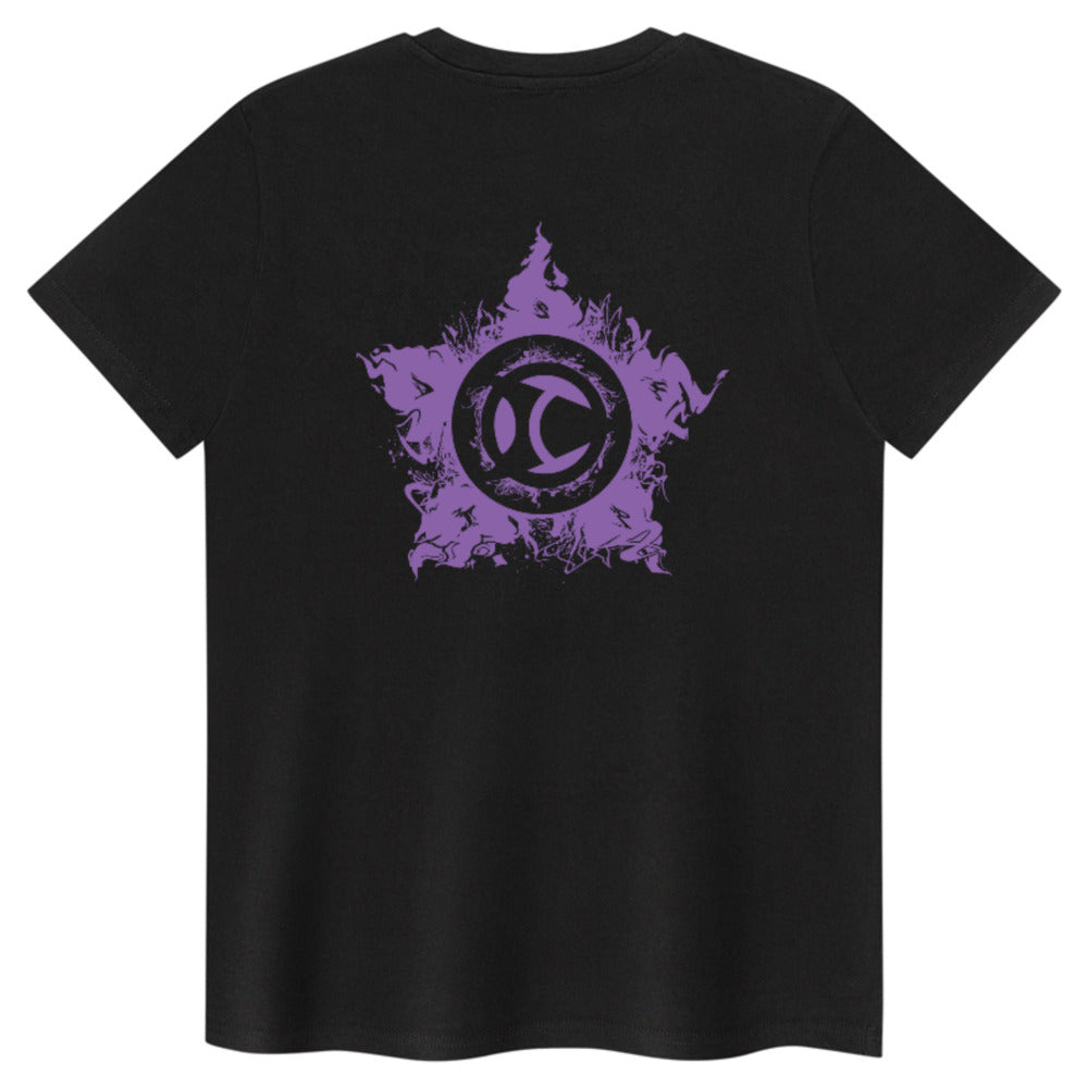 Escrima Tag with Star 'Purple' - Adult T Shirt