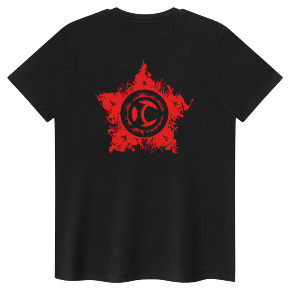 Escrima Tag with Star 'Red' - Adult T Shirt