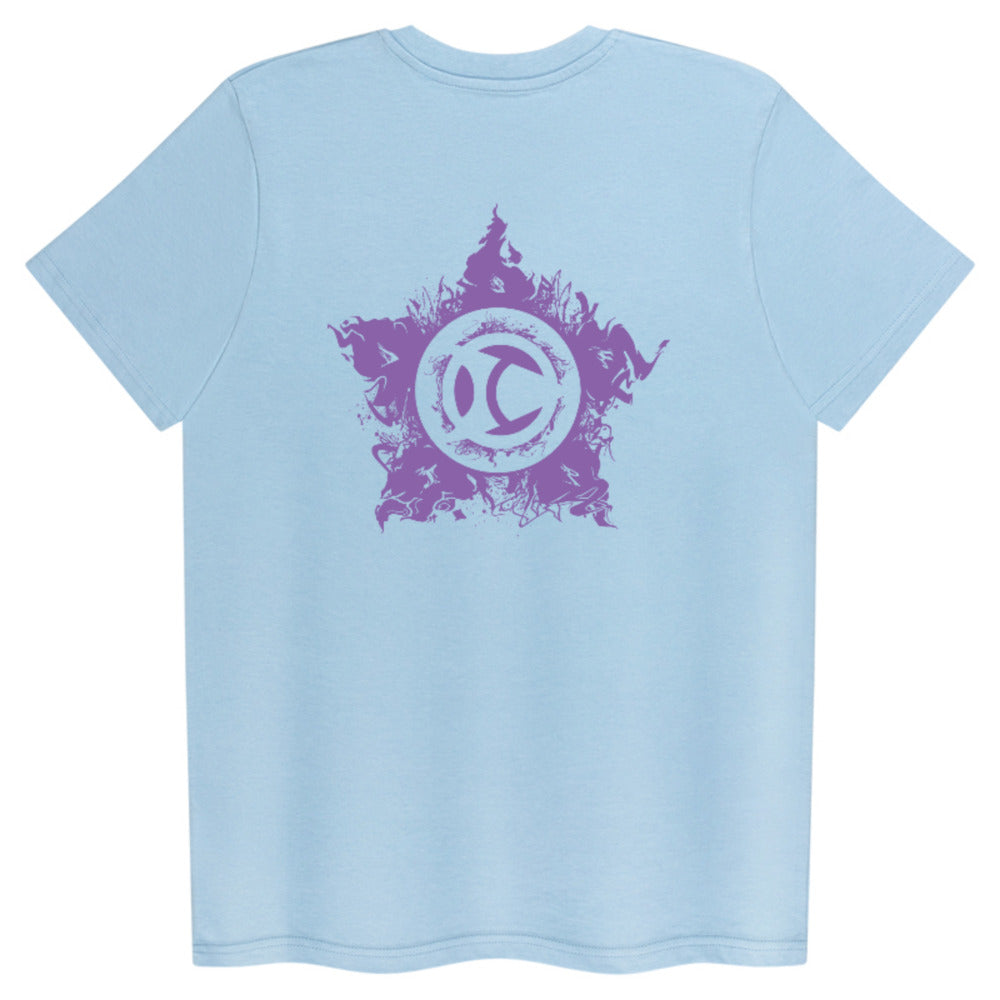 Escrima Tag with Star 'Purple' - Adult T Shirt