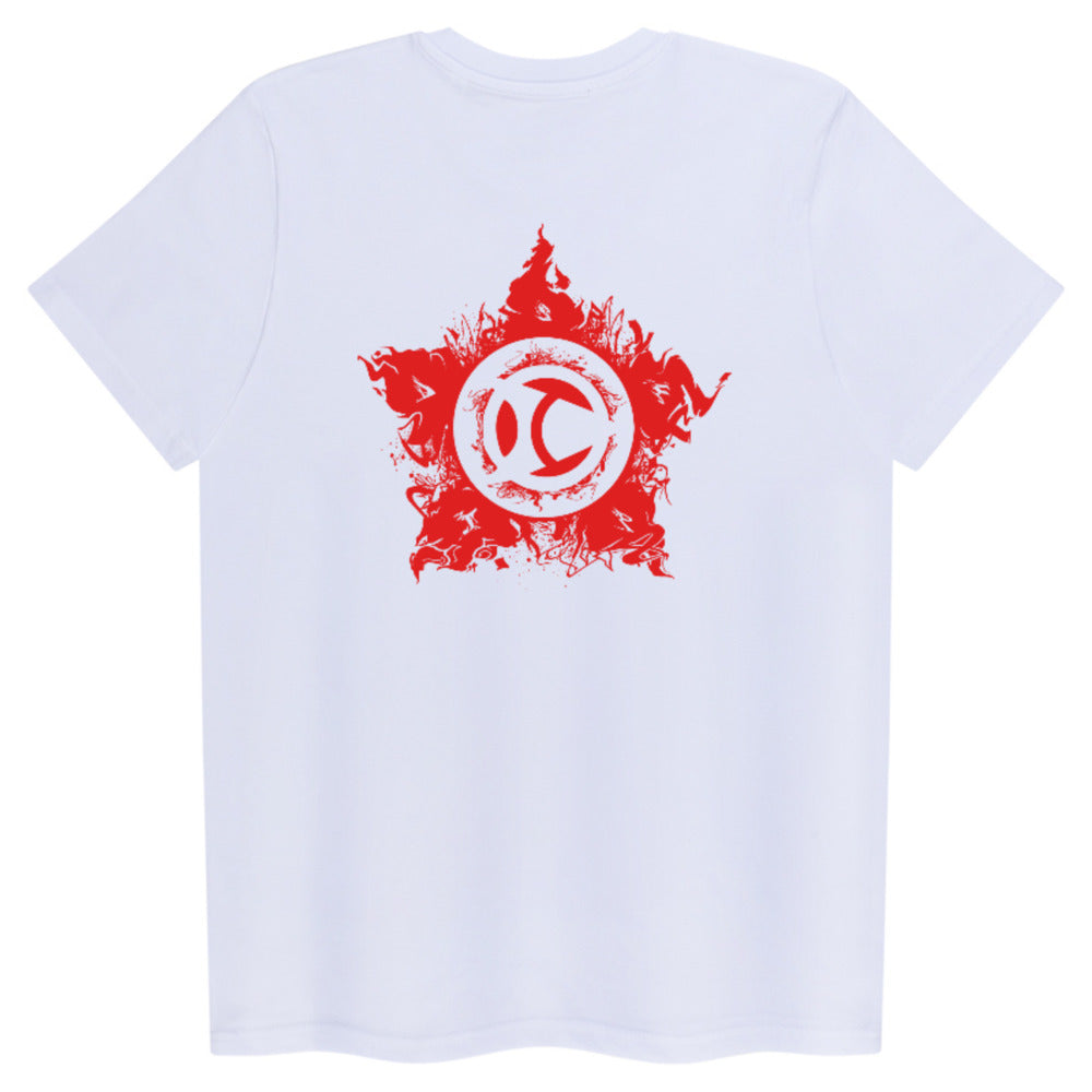 Escrima Tag with Star 'Red' - Adult T Shirt