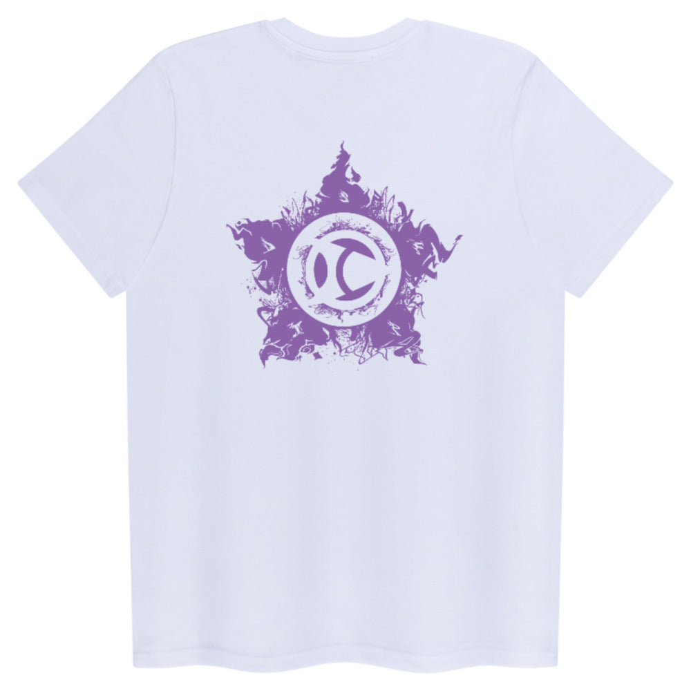 Escrima Tag with Star 'Purple' - Adult T Shirt