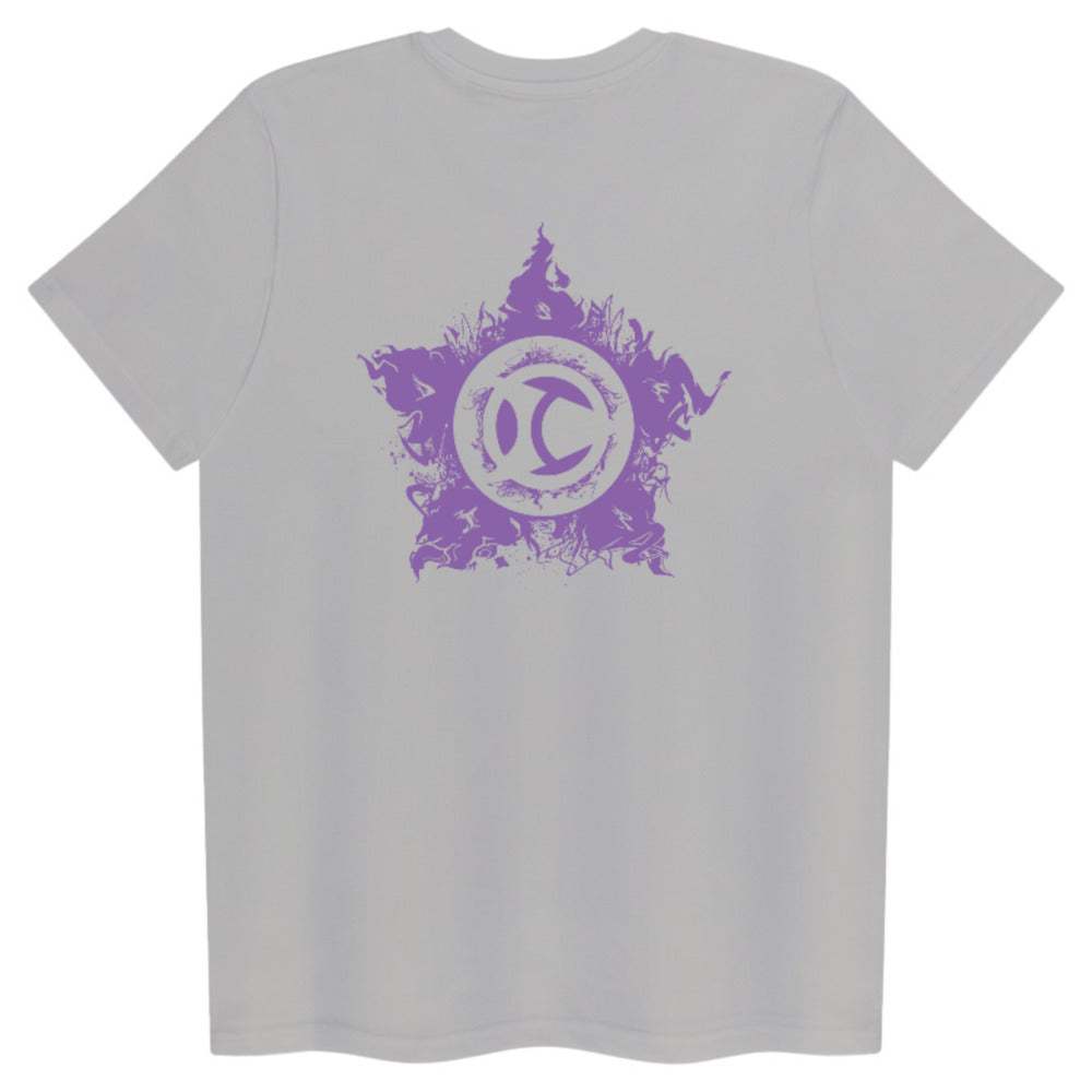 Escrima Tag with Star 'Purple' - Adult T Shirt