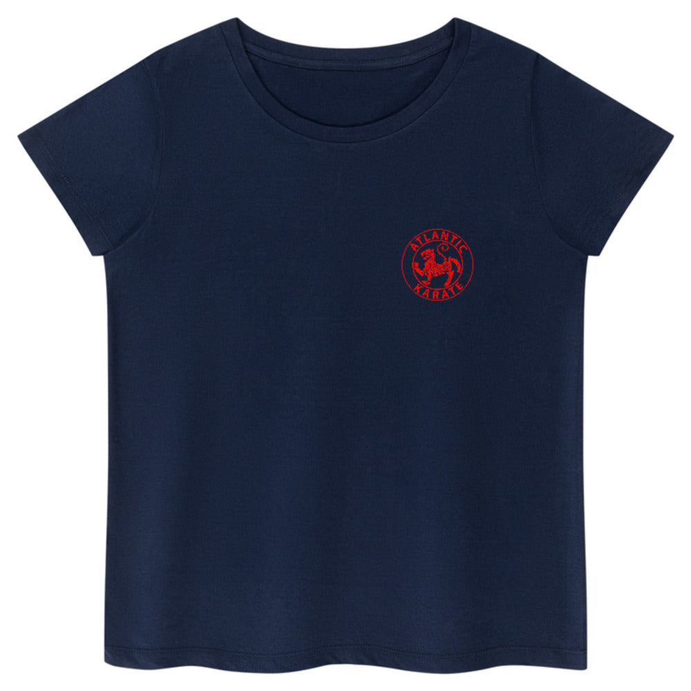 Atlantic Karate - Women's Cut T Shirt: Red Logo