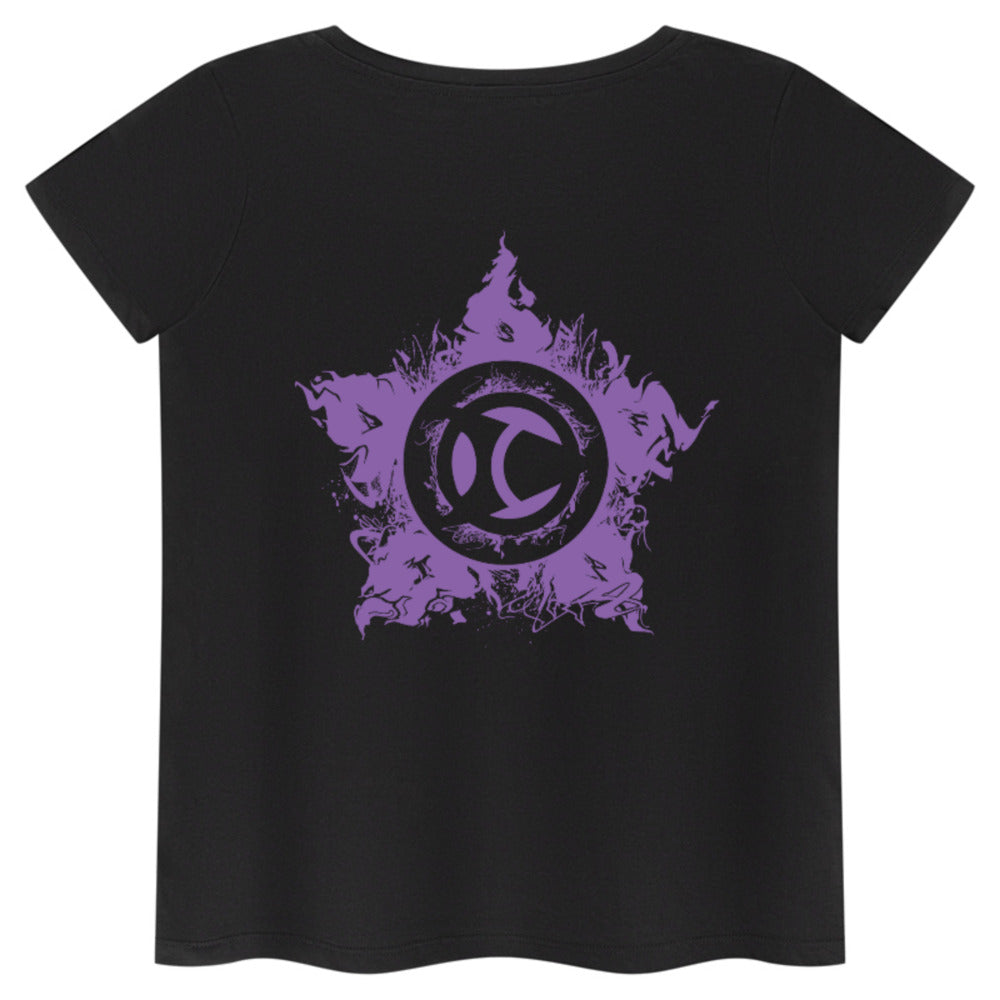 Escrima Tag with Star 'Purple' - Women's T Shirt