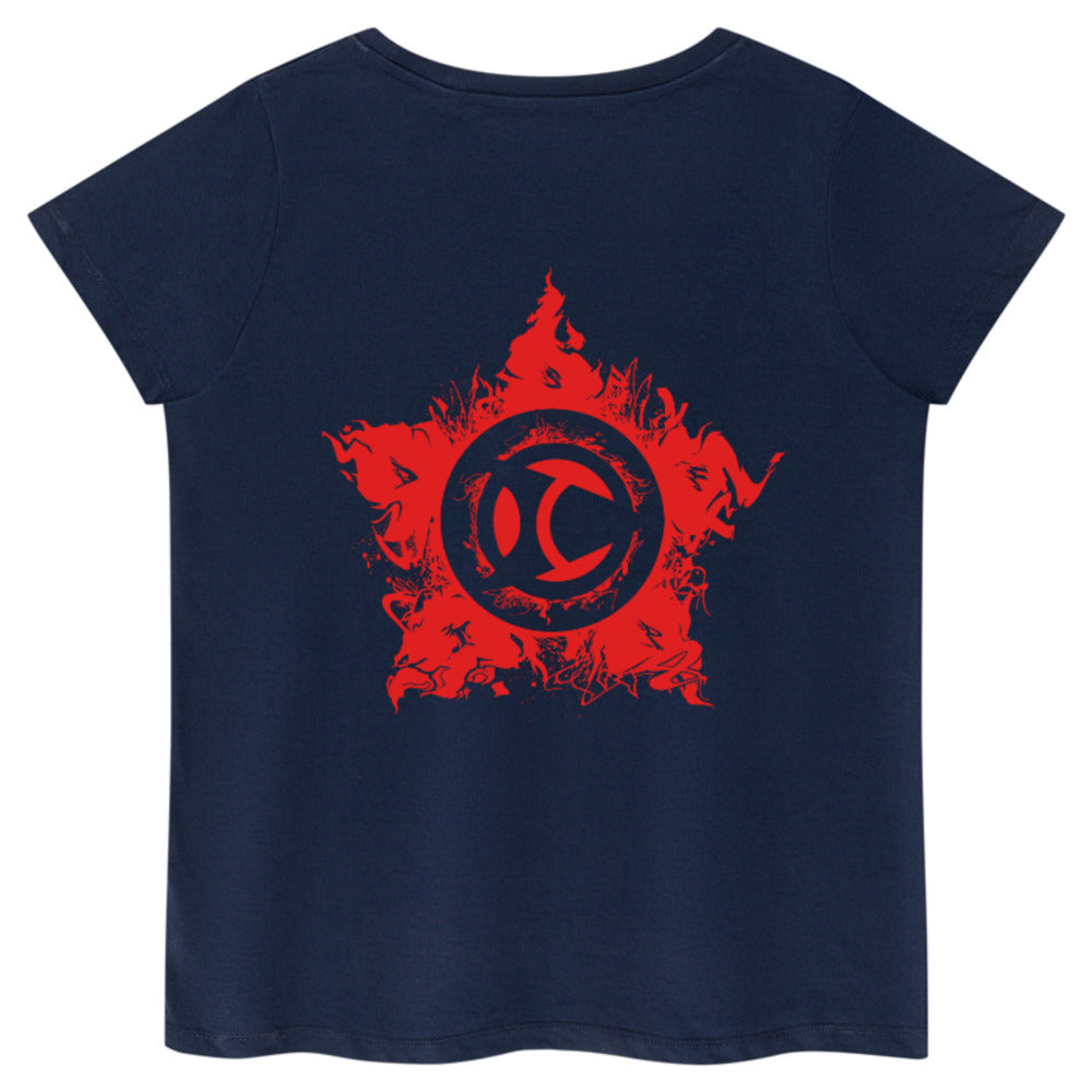 Escrima Tag with Star 'Red' - Women's T Shirt