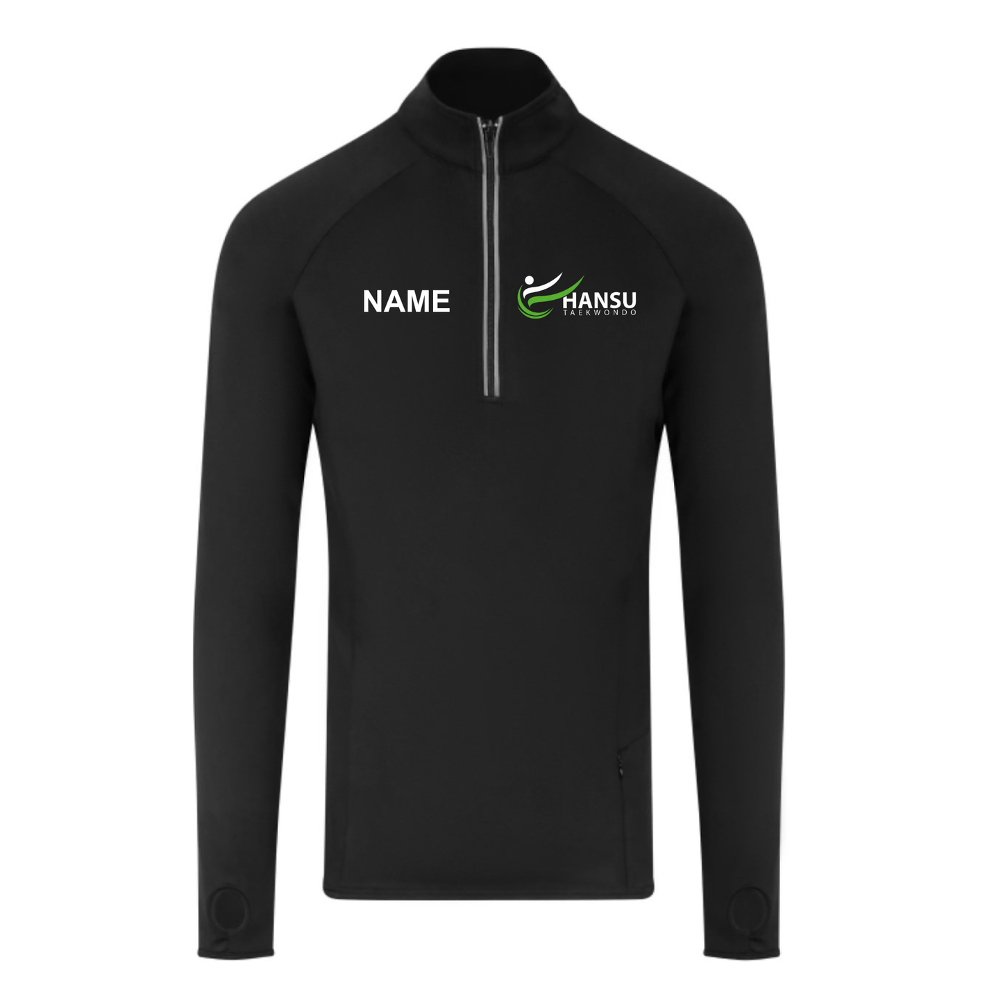 Hansu Taekwondo - 1/4 Zip Active Top (Unisex Adult Sizing Only)