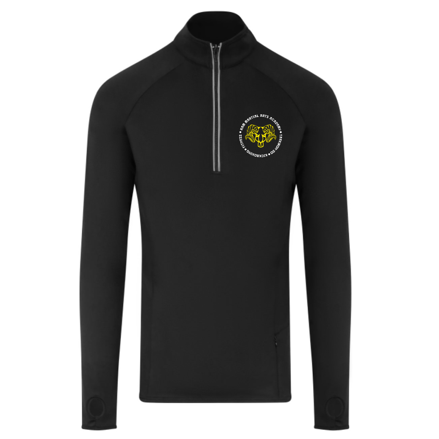 RAM Martial Arts & Fitness - Adult 1/2 Zip Active Top