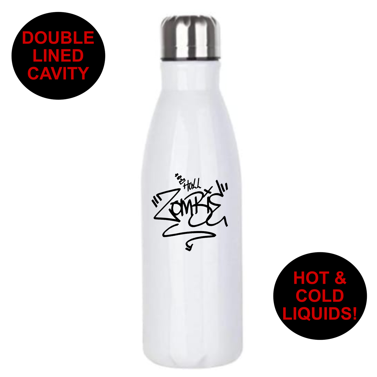 Hull Zombie BJJ - Premium Stainless Steel 650ml Water Bottle