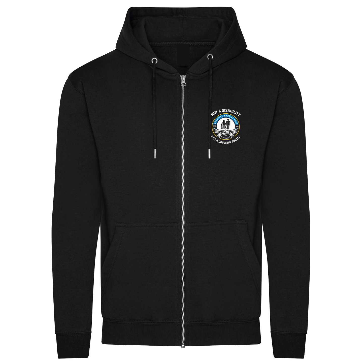 Adaptive MA Federation - Adult Full Zip Hoodie - Black