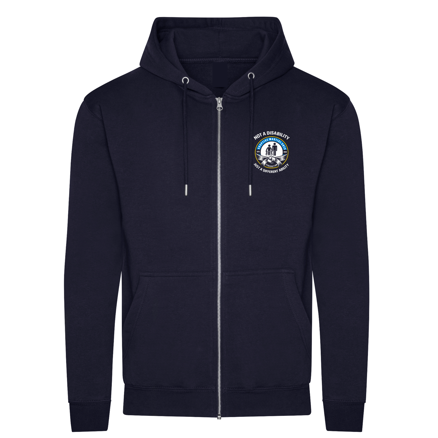 Adaptive MA Federation - Adult Full Zip Hoodie - Navy
