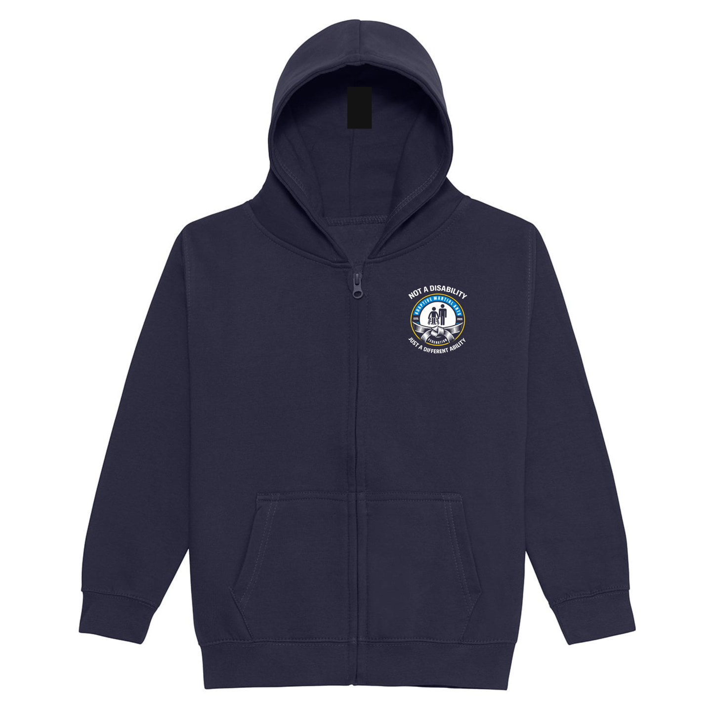 Adaptive MA Federation - Junior Full Zip Hoodie - Navy
