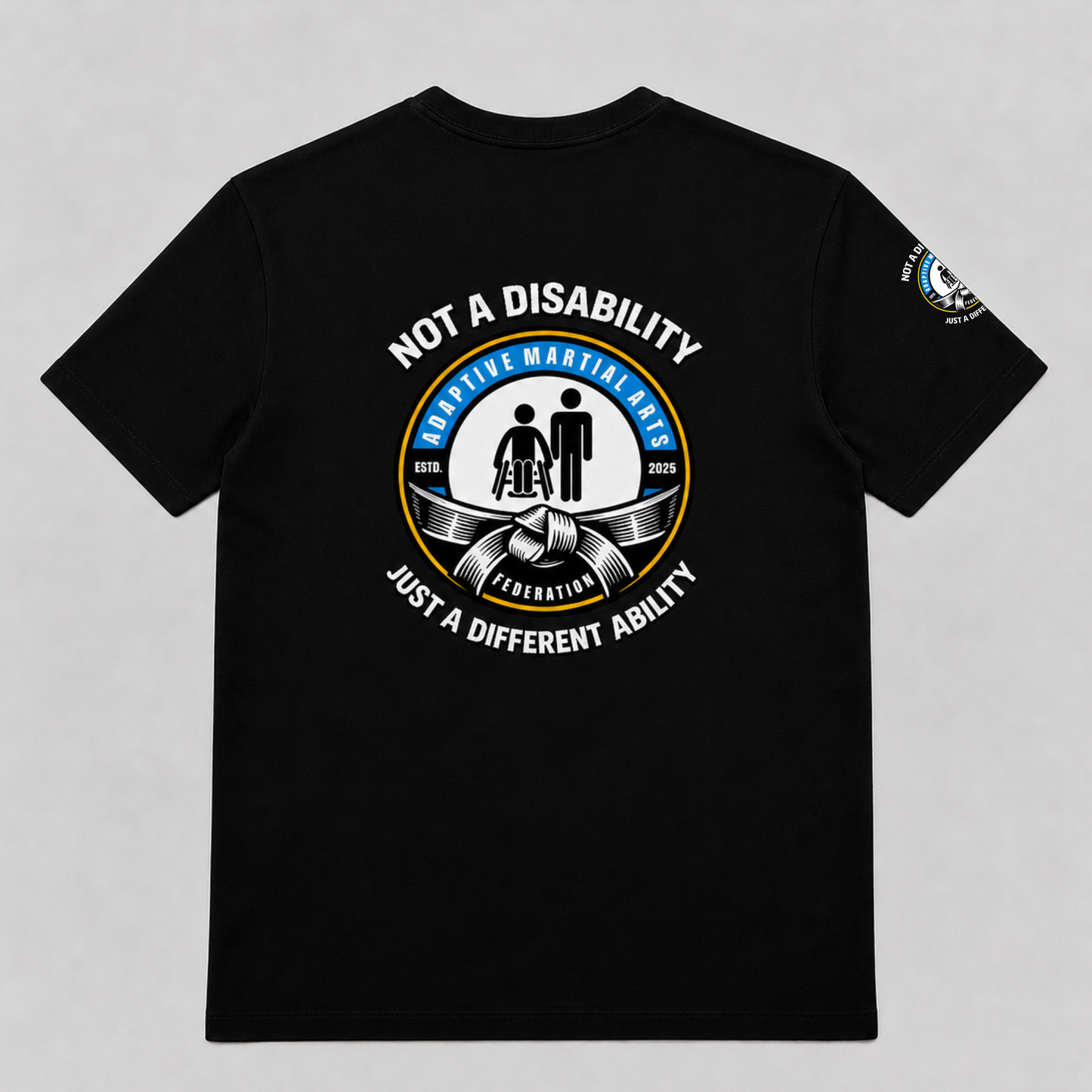 Adaptive MA Federation - Cotton T Shirt - Black (All Sizes)