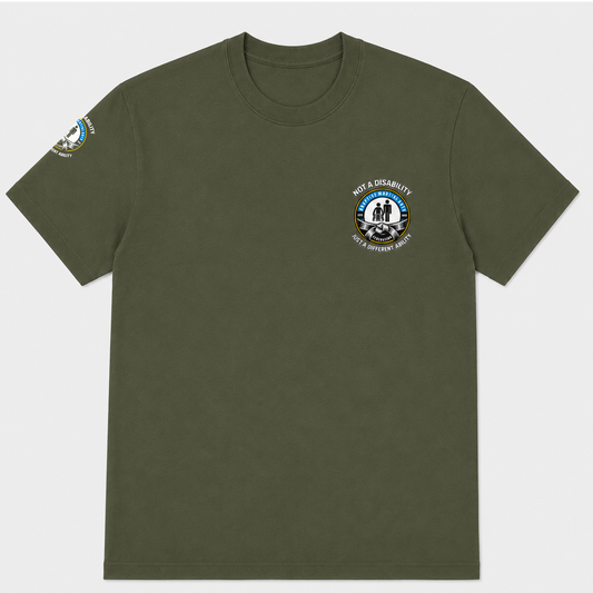 Adaptive MA Federation - Cotton T Shirt - Olive Green (All Sizes)