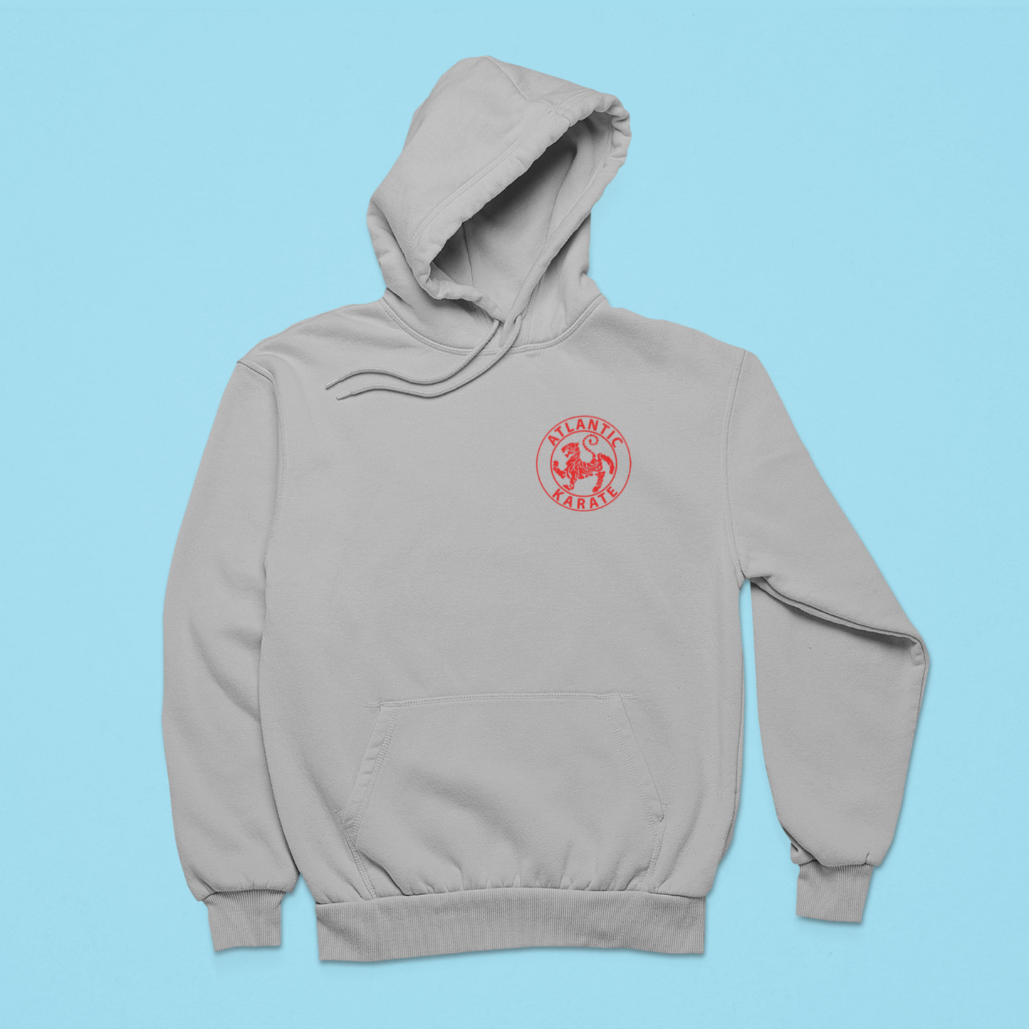 Atlantic Karate - Adult Hoody: Red Logo