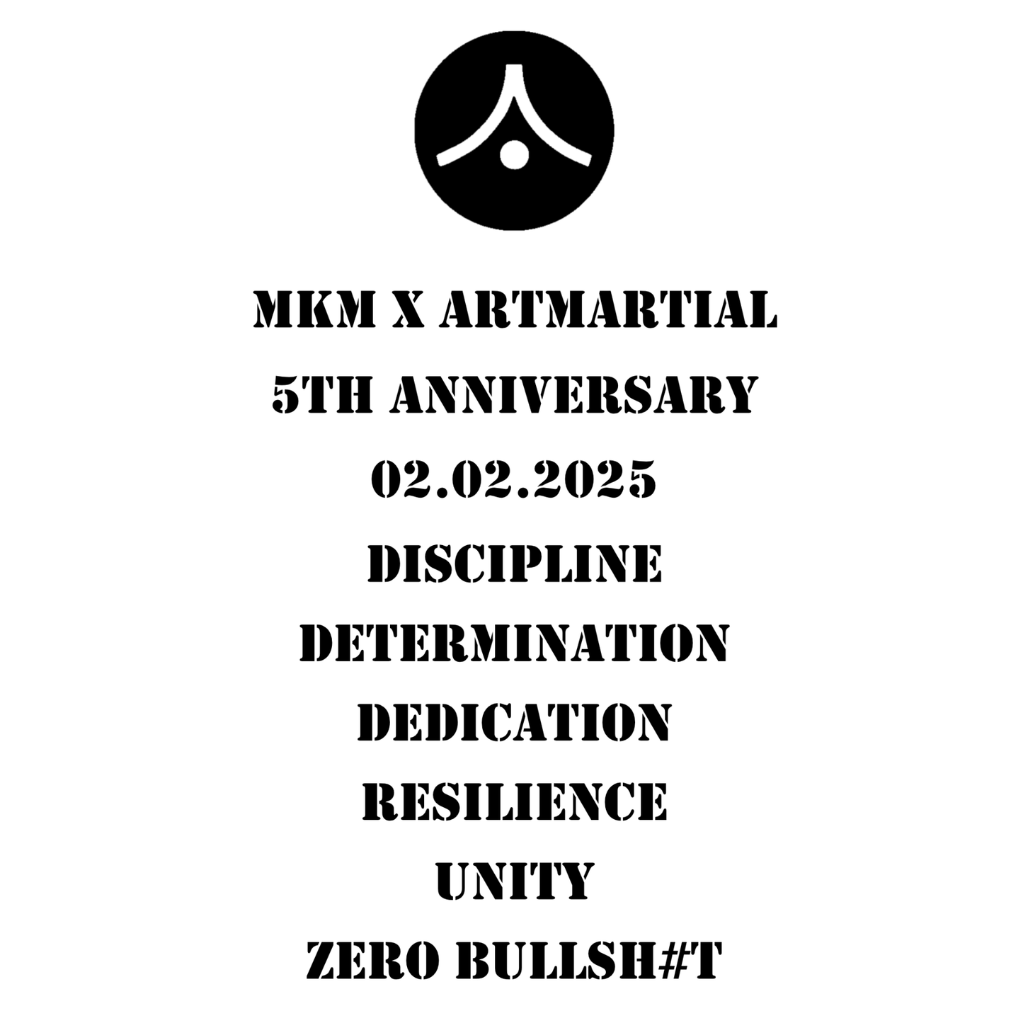 MKM Self Defence Academy - 5th Anniversary T Shirt