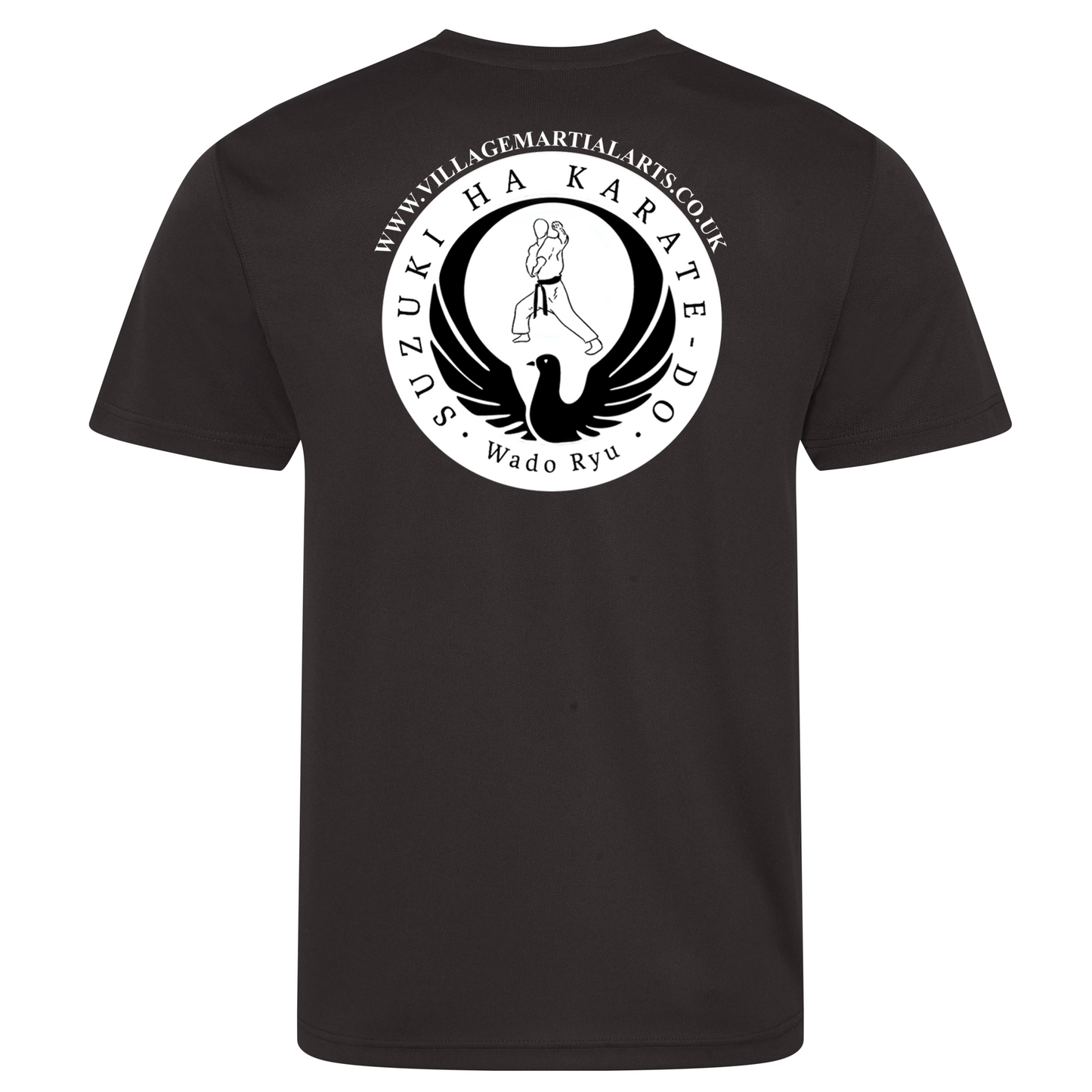 Village Martial Arts - (Suzuki Ha) Sports Poly Tee (All Sizes & All Colours)