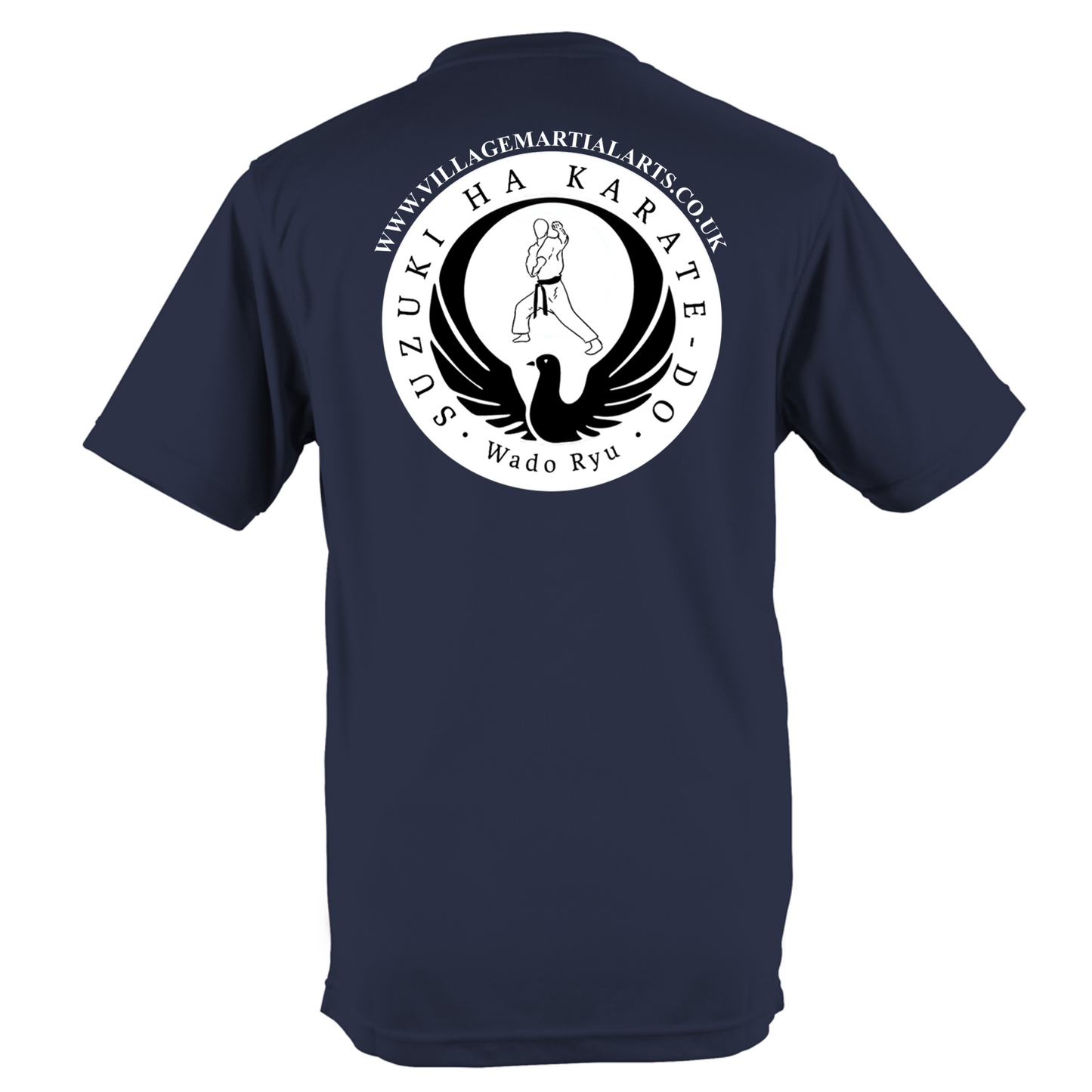 Village Martial Arts - (Suzuki Ha) Sports Poly Tee (All Sizes & All Colours)