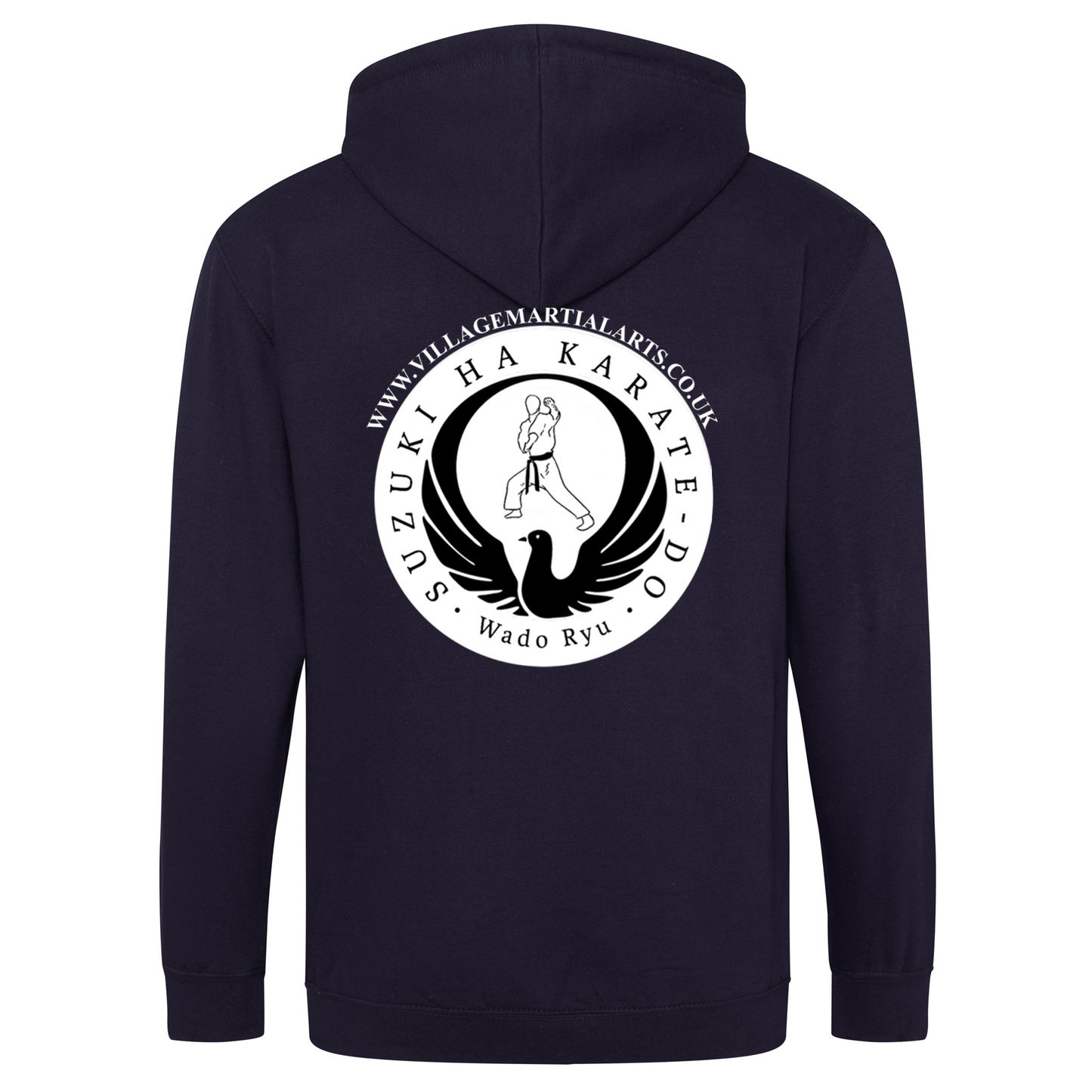 Village Martial Arts - (Suzuki Ha) Full Zip Hoodie (All Sizes & Colours)