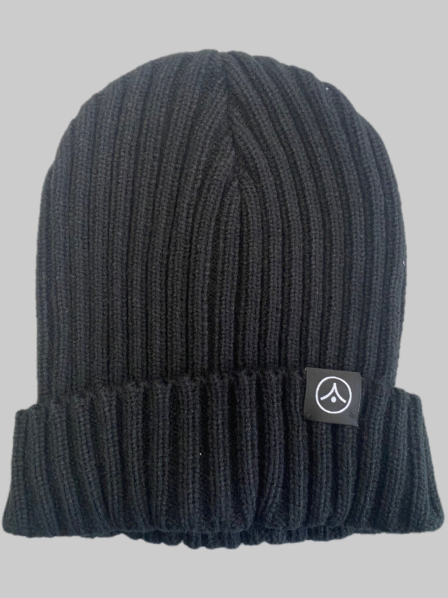 Chunky Ribbed Beanie - Black