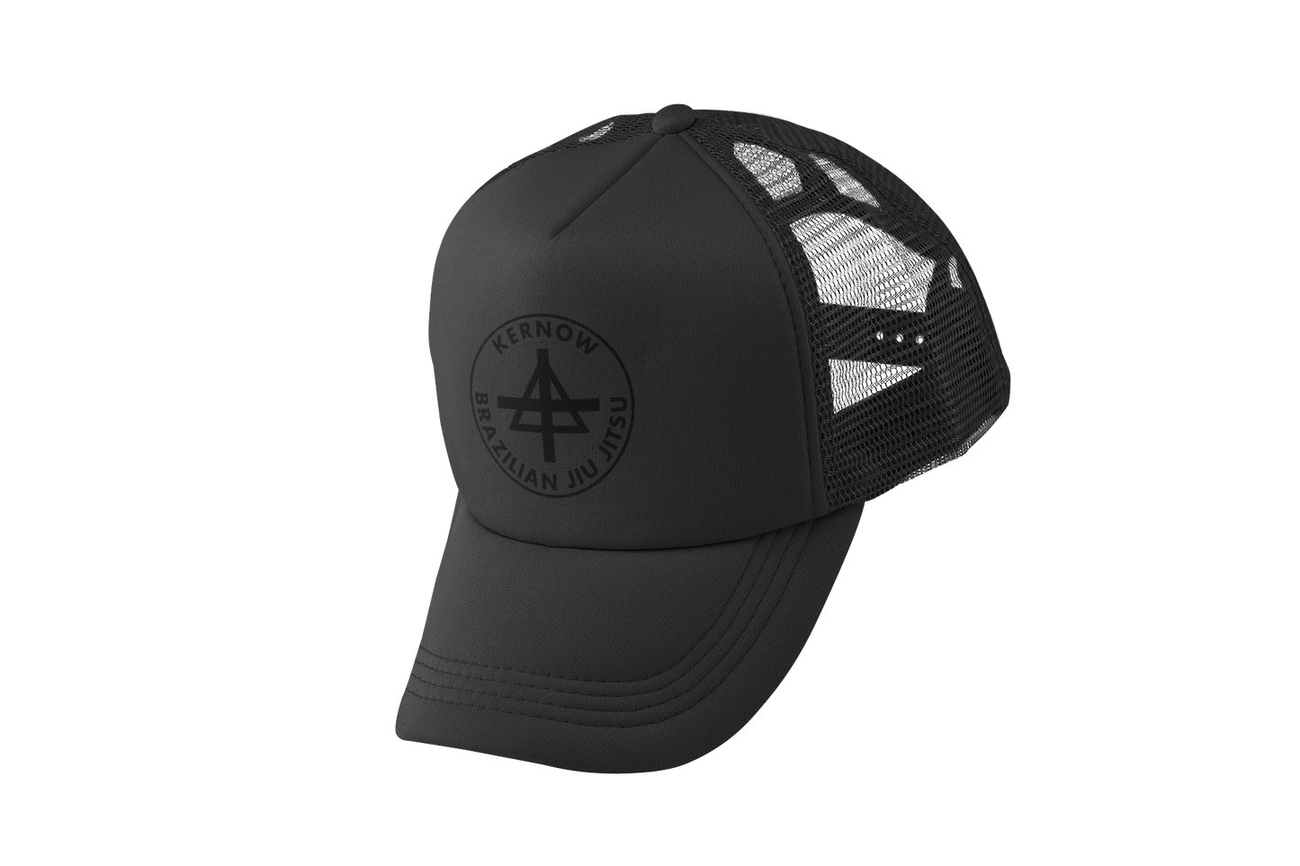 Kernow BJJ - SPECIAL EDITION 'BLACK LOGO' Trucker Style Cap (Order with Mark at KBJJ)