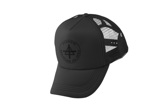 Kernow BJJ - SPECIAL EDITION 'BLACK LOGO' Trucker Style Cap (Order with Mark at KBJJ)