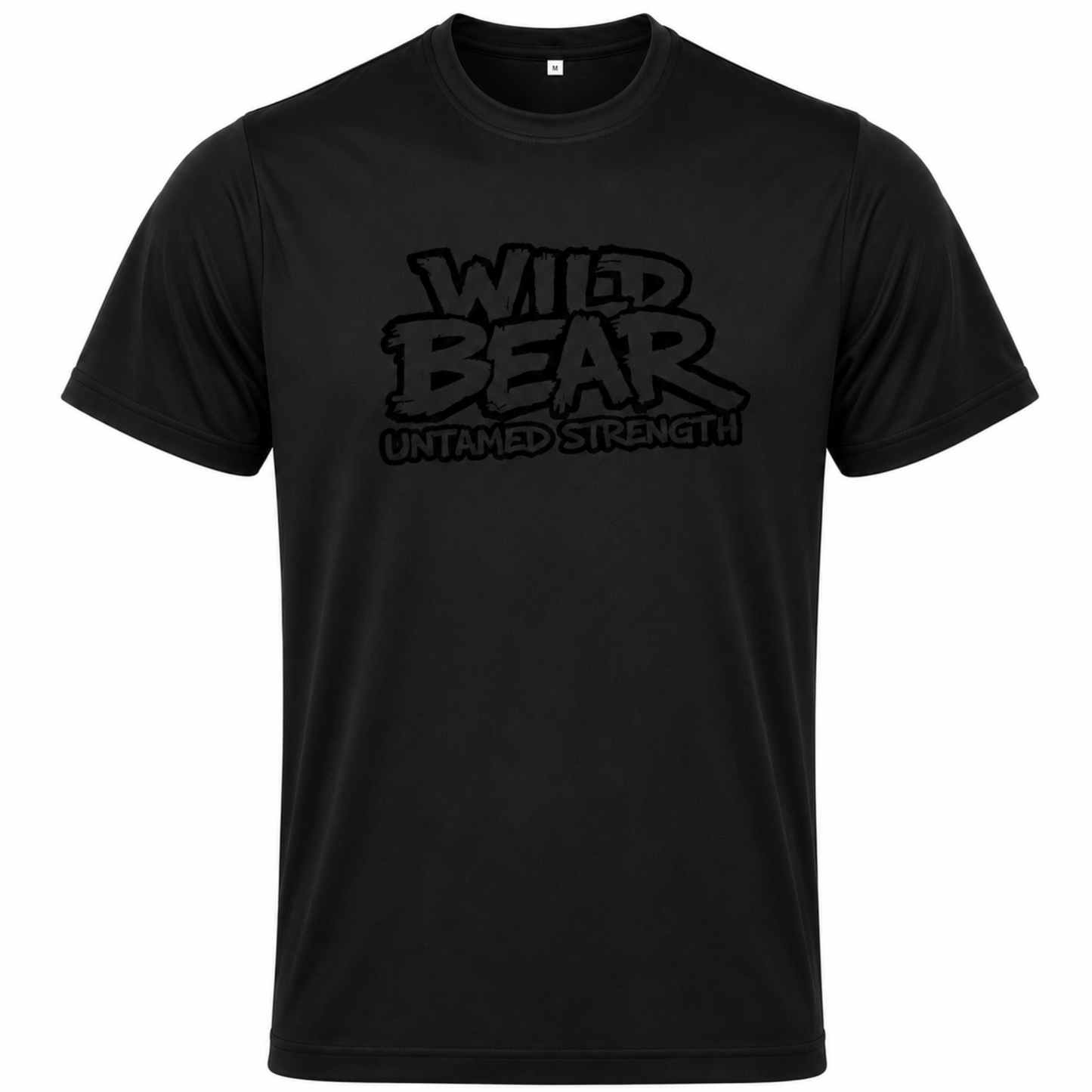 WILDBEAR - Standard Adult Sports Tech T Shirt V2 (Multiple Colours - Black Logo)
