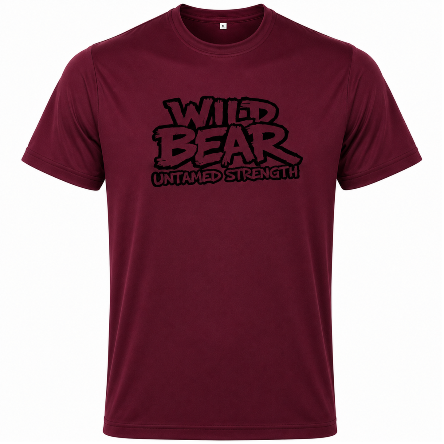 WILDBEAR - Standard Adult Sports Tech T Shirt V2 (Multiple Colours - Black Logo)