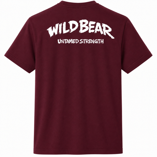WILDBEAR - Adult Cotton Tee - (Multiple Colours - White Logo)