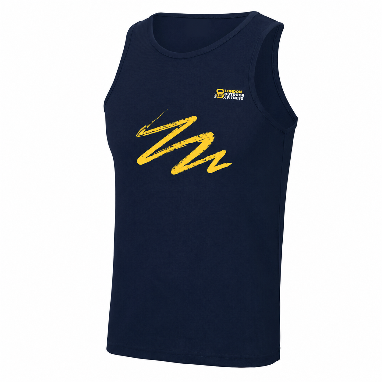 London Outdoor Fitness - Sports Poly Tech Vest 'Squiggle' (Unisex All Colours)