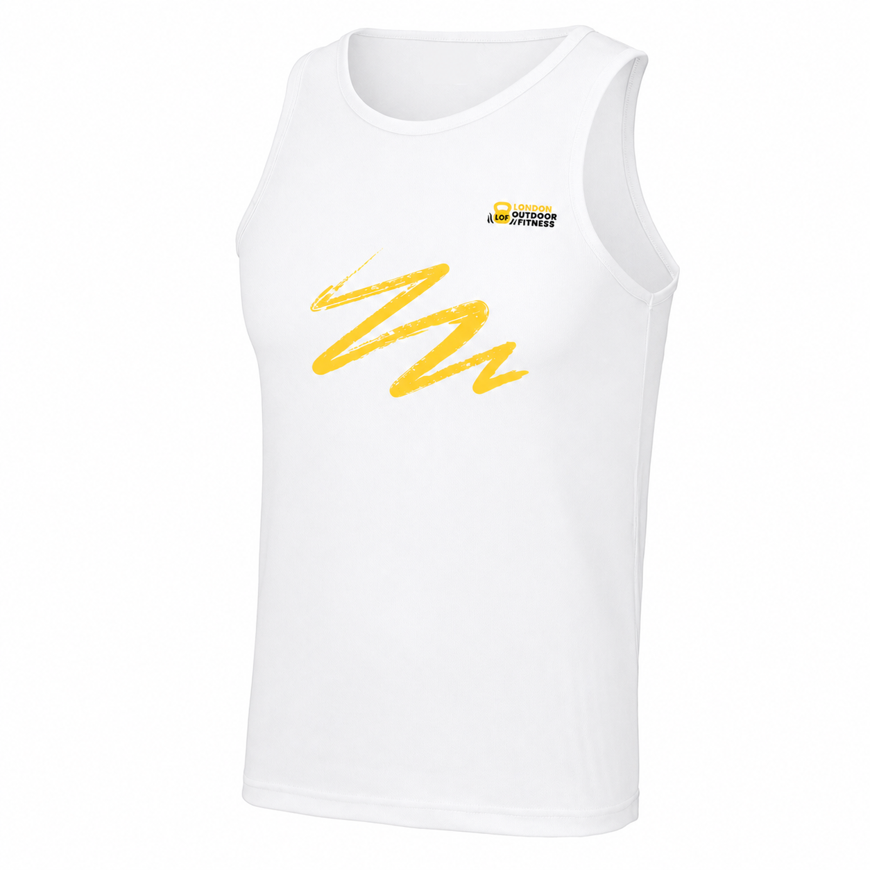 London Outdoor Fitness - Sports Poly Tech Vest 'Squiggle' (Unisex All Colours)