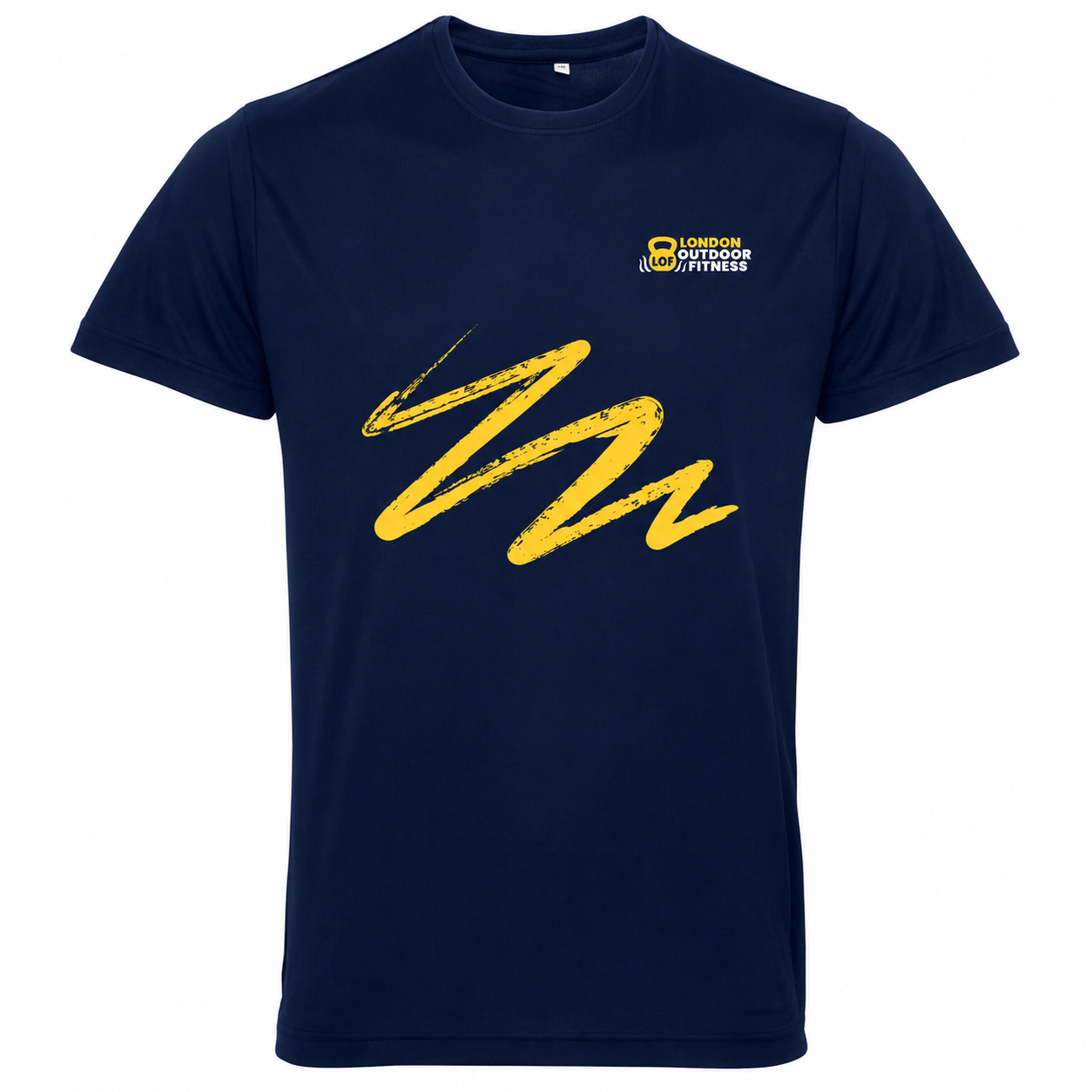 London Outdoor Fitness - Sports Poly Tech Tee 'Squiggle' (Unisex All Colours)