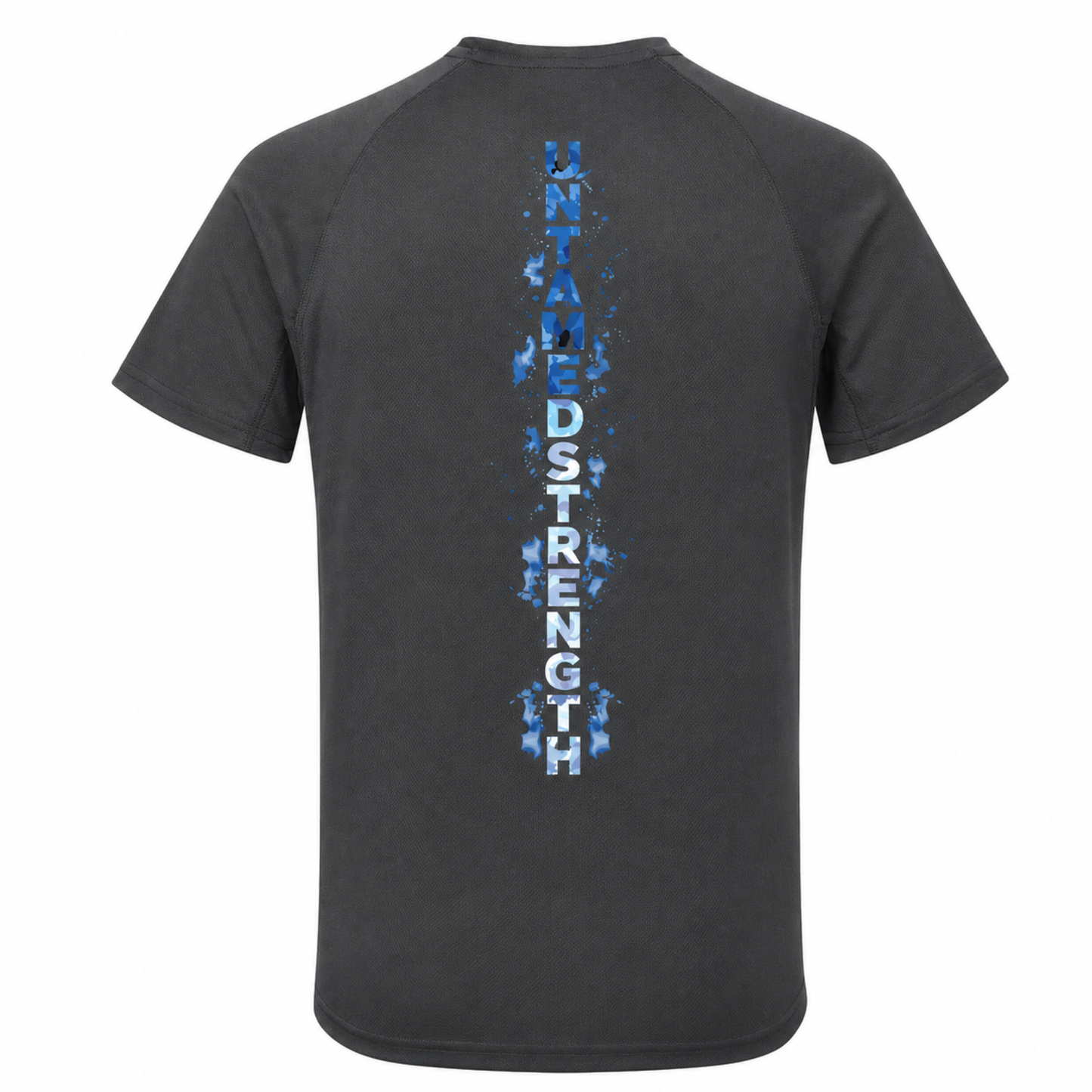 WILDBEAR - Standard Adult Sport Tech T Shirt - Untamed Strength (Multiple Colours - Blue Logo)