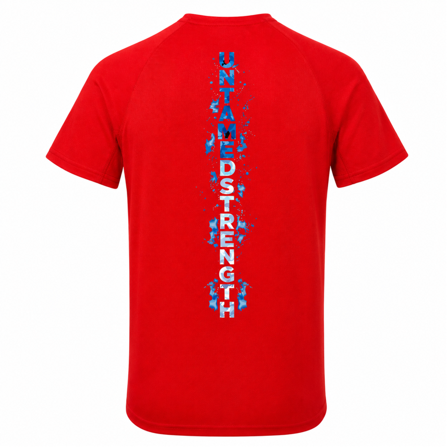 WILDBEAR - Premium Adult Sport Tech T Shirt - Untamed Strength (Multiple Colours - Blue Logo)