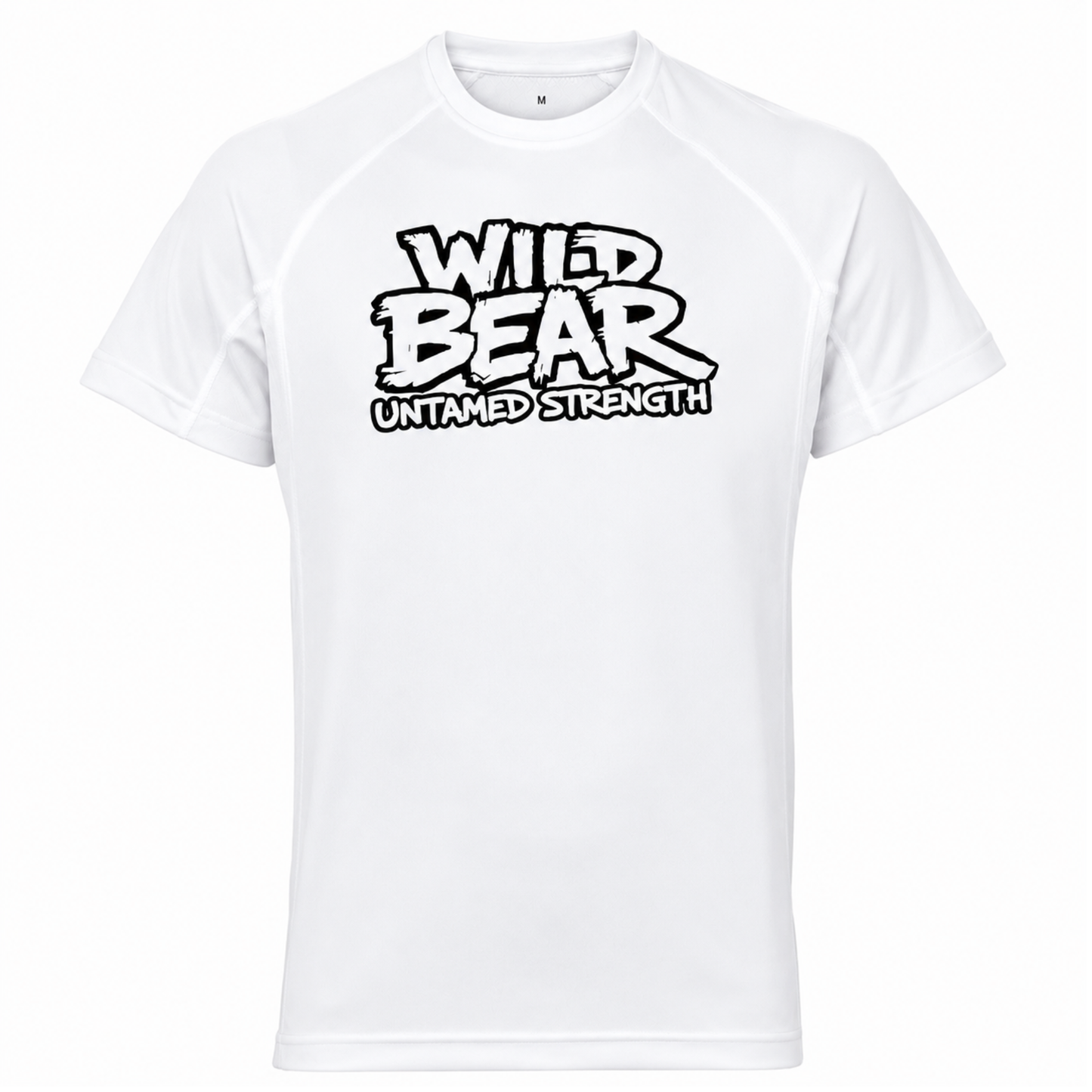 WILDBEAR - Premium Adult Sports Tech T Shirt V2 (Multiple Colours - Black Logo)