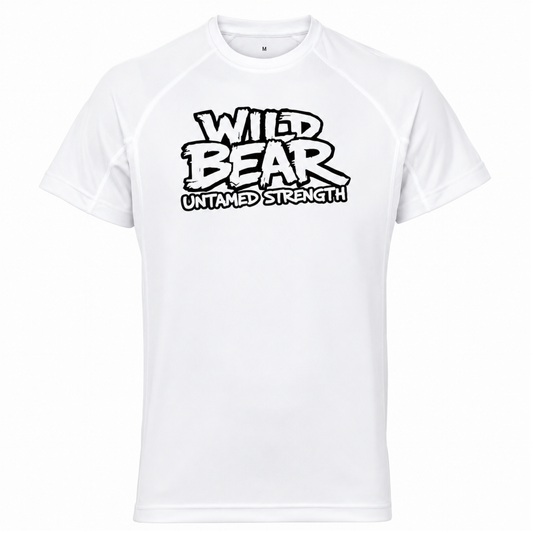 WILDBEAR - Premium Adult Sports Tech T Shirt V2 (Multiple Colours - Black Logo)