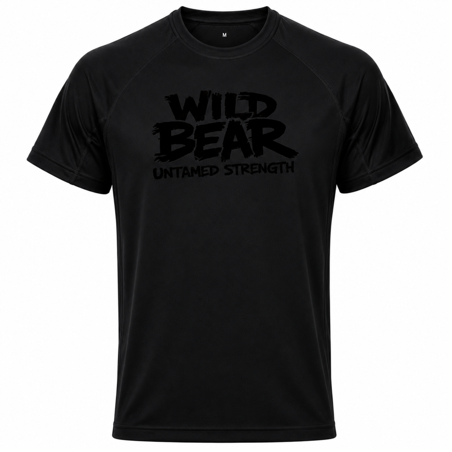 WILDBEAR - Premium Adult Sports Tech T Shirt V2 (Multiple Colours - Black Logo)
