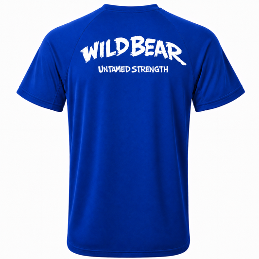 WILDBEAR - Standard Adult Sports Tech T Shirt (Multiple Colours - White Logo)
