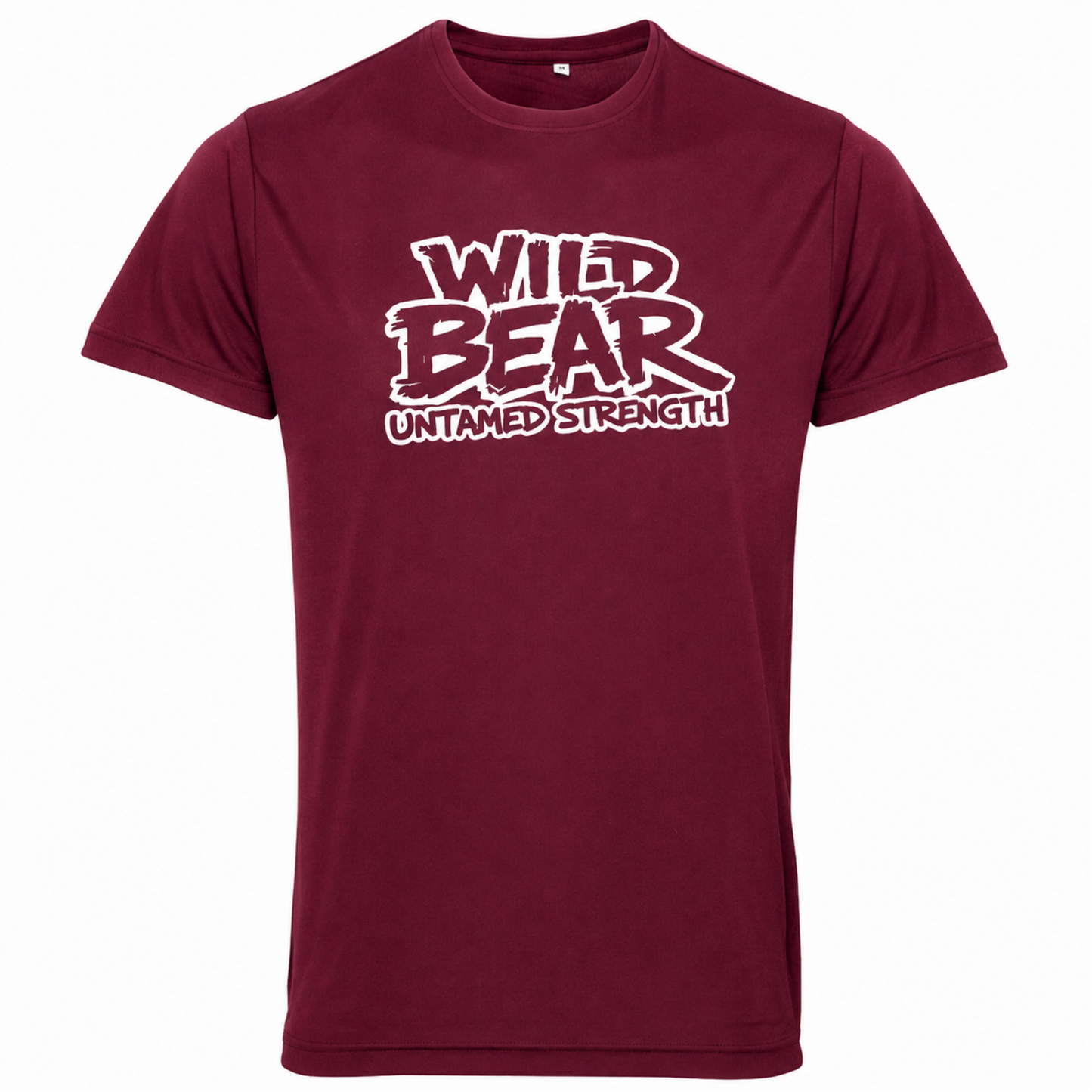 WILDBEAR - Standard Adult Sports Tech T Shirt V2 (Multiple Colours - White Logo)